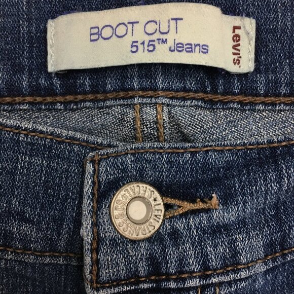 Levi's 515 Women's Jeans Boot Cut Medium Wash Stretch size 10 length 31" - Picture 8 of 12